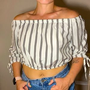 Women’s Off-the-Shoulder Crop | Shein | New